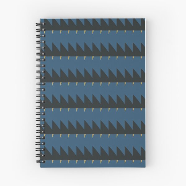 Item preview, Blue and Black Sawtooth Pattern designed and sold by Poetic Patterns Studio.