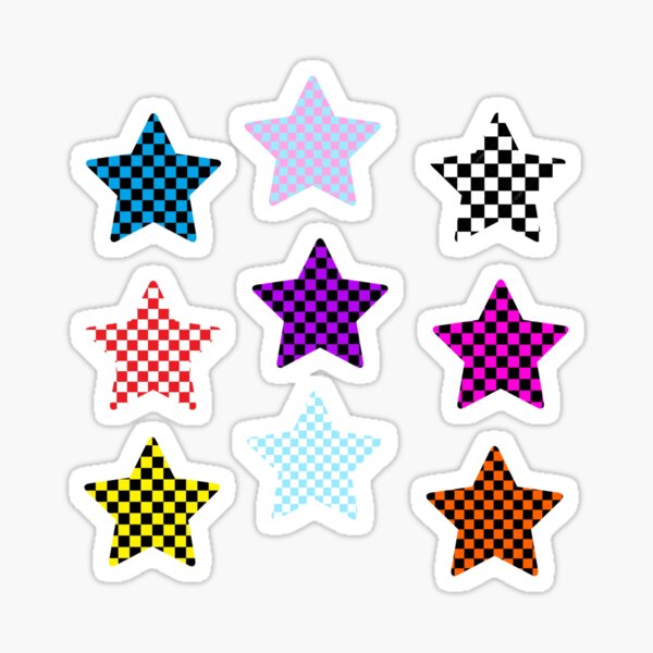Item preview, checker star mini pack designed and sold by francieheid.