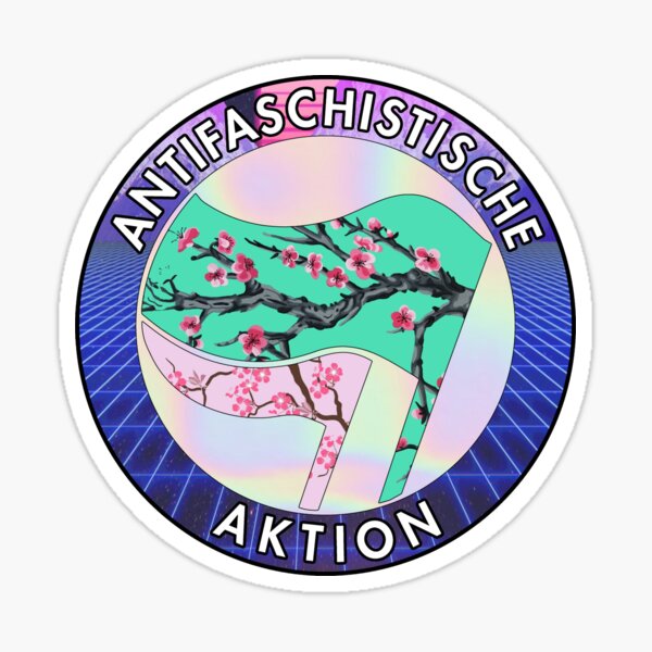 Vista previa del artículo con la obra «Acción de onda de vapor antifascista», diseñado y vendido por KulakPosting.