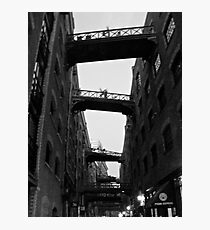 London wharf backstreets Photographic Print