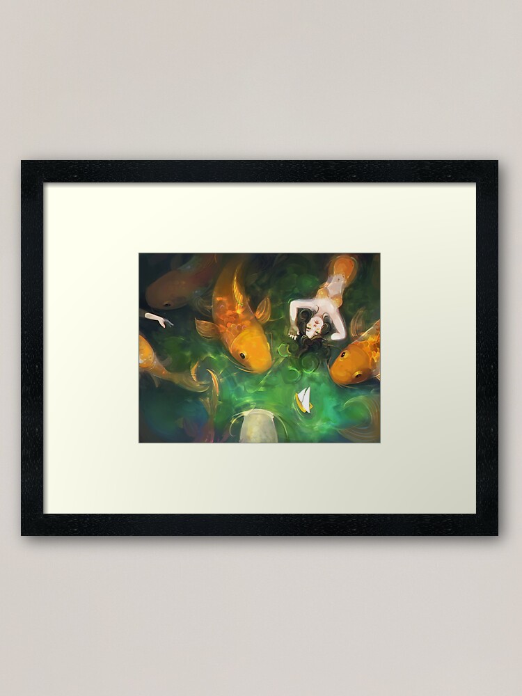 Alternate view of mermaids Framed Art Print