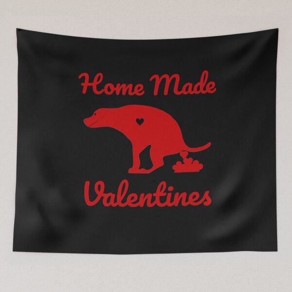 Item preview, Funny Valentines T-Shirt Red Dog Pooping Hearts designed and sold by Willyboy16.