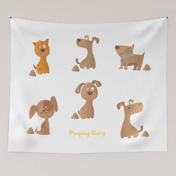 Item preview, Pooping Dogs Gang 2 designed and sold by ondahut.