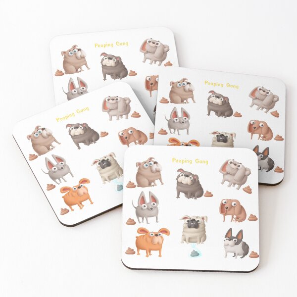 Item preview, Pooping Dogs Gang 1 designed and sold by ondahut.