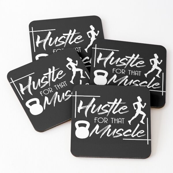 Item preview, Hustle for that Muscle Workout T-Shirt designed and sold by StarenguCrew.
