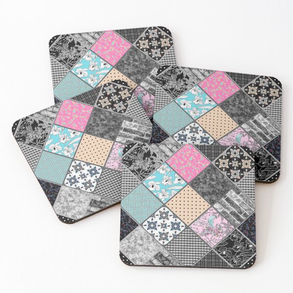 Item preview, Rustic patchwork, Granny pattern, rustic, patchwork, fashion, folklore designed and sold by fuzzyfox.