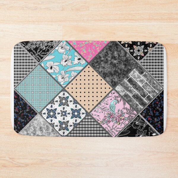 Item preview, Rustic patchwork, Granny pattern, rustic, patchwork, fashion, folklore designed and sold by fuzzyfox.