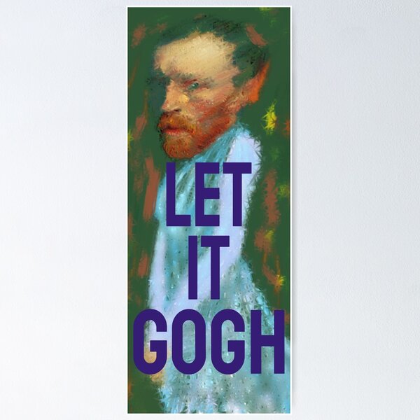 Artsy Van Gogh Pun for Men Design for artists men' Sticker