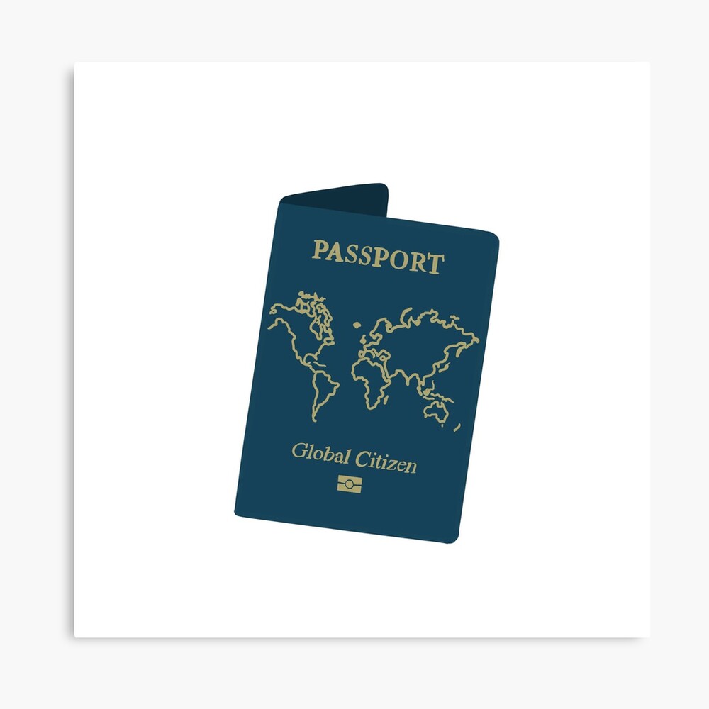 Global Citizen Passport Illustration