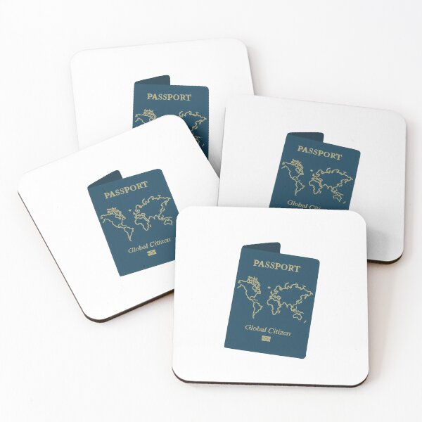 Item preview, Global Citizen Passport Illustration designed and sold by LINNEAWALLSTEN.