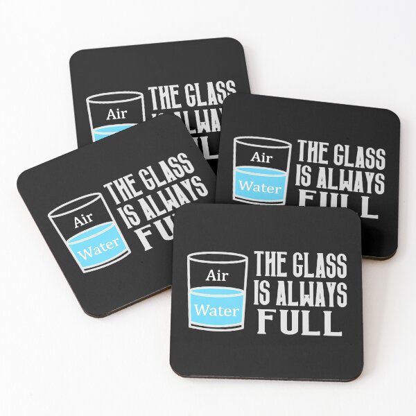 Item preview, The Glass is Always Full designed and sold by studiocoffee.