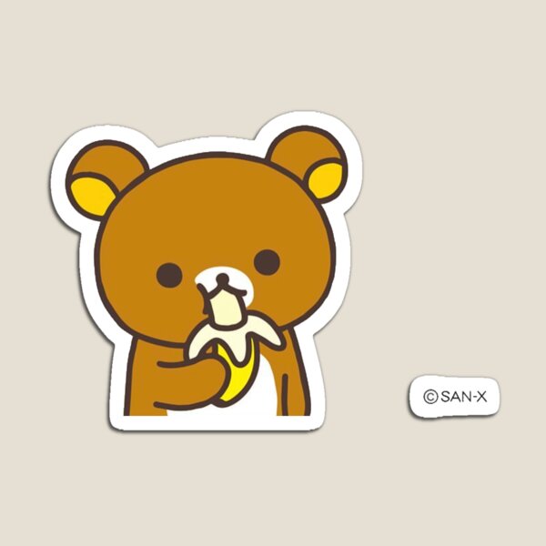 Rilakkuma Bear head Sticker for Sale by Hotaruuu2