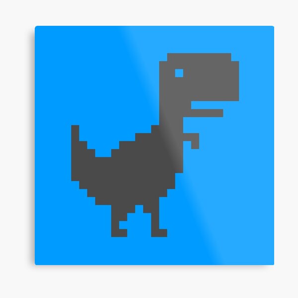 Google Dino Game Metal Prints for Sale