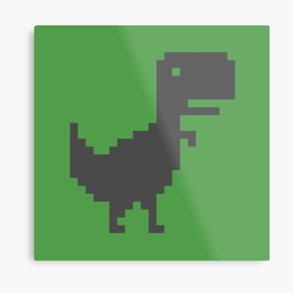 Google Dino Game Metal Prints for Sale