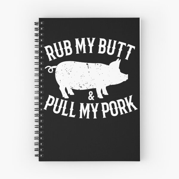 Item preview, Rub My Butt And Pull My Pork Funny Pig BBQ Lover Shirt Gear designed and sold by DynamicDesign.