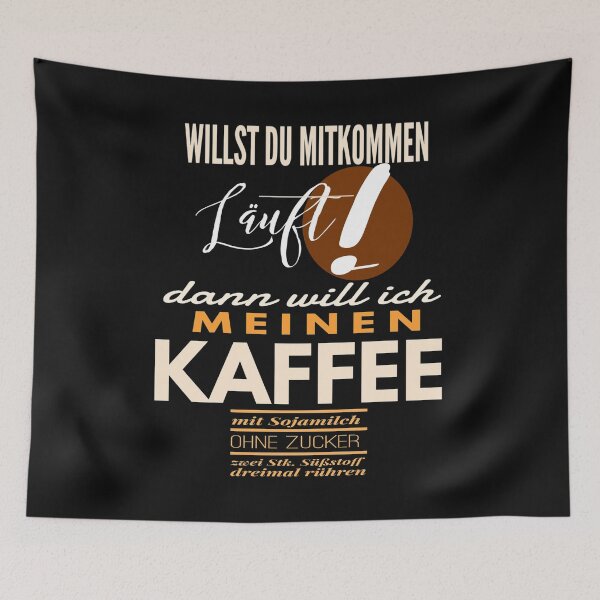 Item preview, do you want to come running! then I want to stir my COFFEE with soy milk without sugar two pieces of sweetener three times designed and sold by vibeno1.