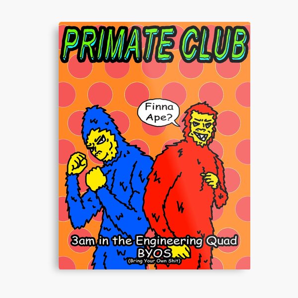 Primate Club Metal Print