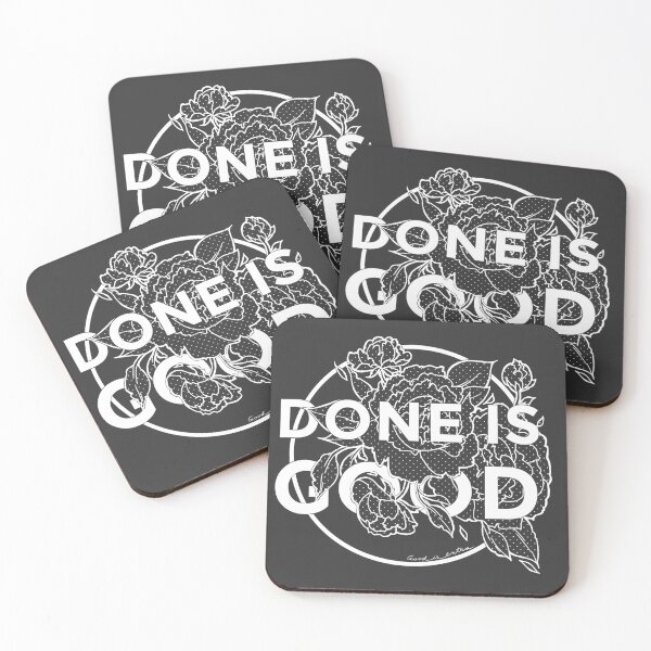 Item preview, Done is Good, Good is Extra Floral designed and sold by kilobyte.