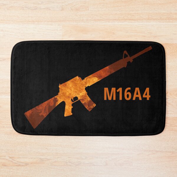 Item preview, M16A4 assault rifle in flames. As seen in PUBG designed and sold by Moolversin.