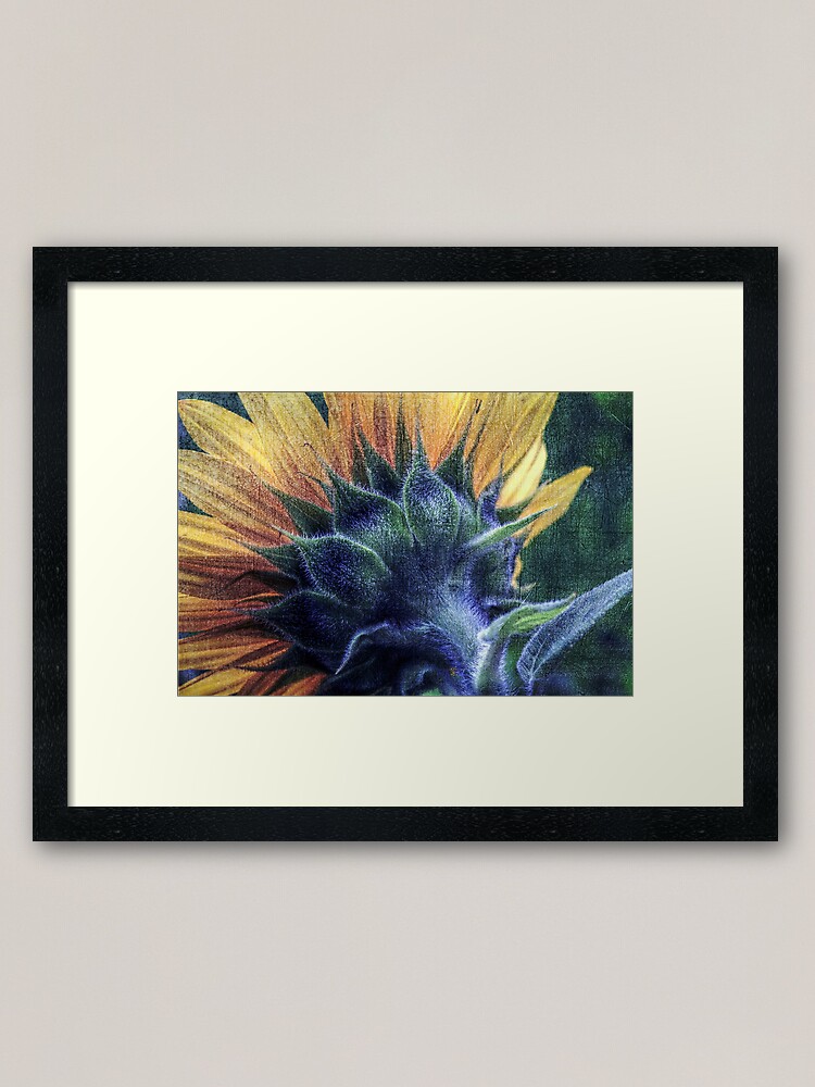 Alternate view of Blue Denim Girl Framed Art Print