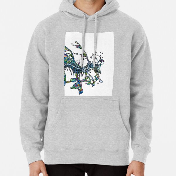 Leafy Seadragon by Sheridon Rayment Pullover Hoodie
