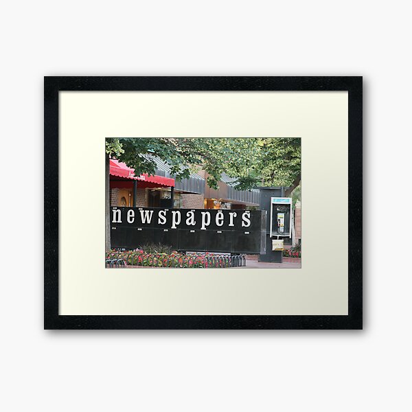 Communication From The Past Framed Art Print