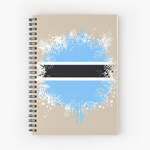 Item preview, Flag of Botswana - Splat designed and sold by pixelinga.