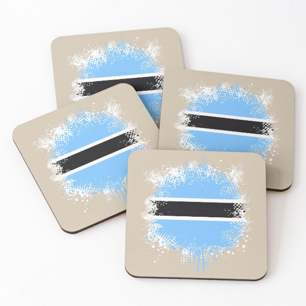 Item preview, Flag of Botswana - Splat designed and sold by pixelinga.