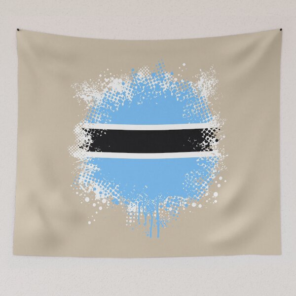 Item preview, Flag of Botswana - Splat designed and sold by pixelinga.