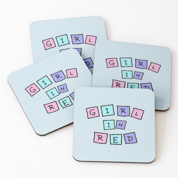 Item preview, girl in red, pink, blue, purple block pattern designed and sold by Diygurugirl.
