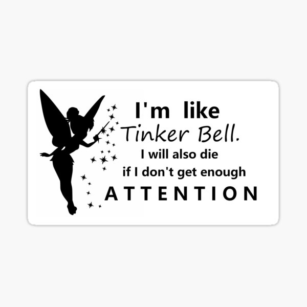 Dying for Attention Sticker