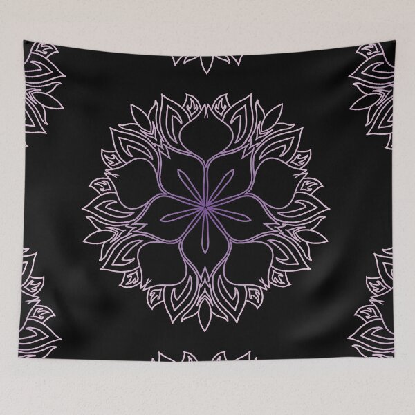 Item preview, 5 Point Lotus linework Purple designed and sold by SirCrim.