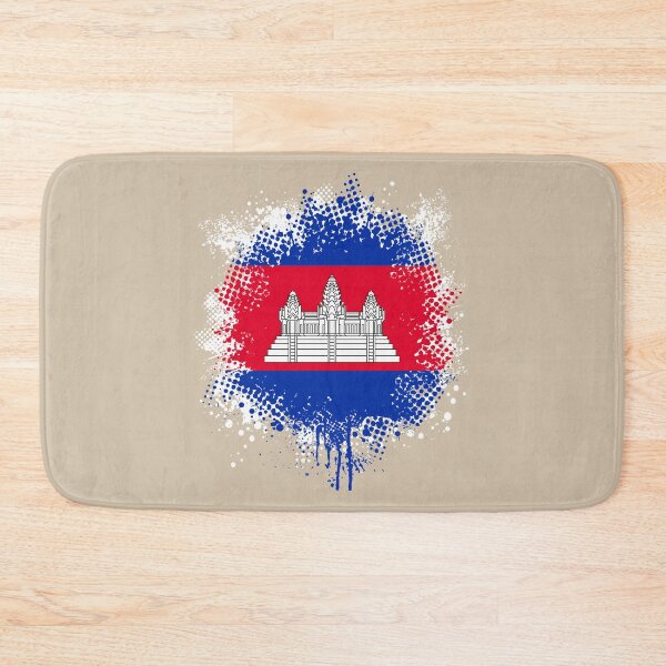 Item preview, Flag of Cambodia - Splat designed and sold by pixelinga.