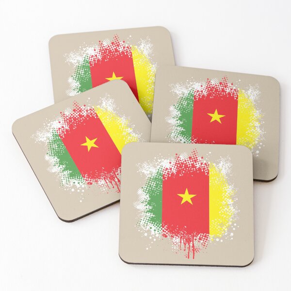 Item preview, Flag of Cameroon - Splat designed and sold by pixelinga.