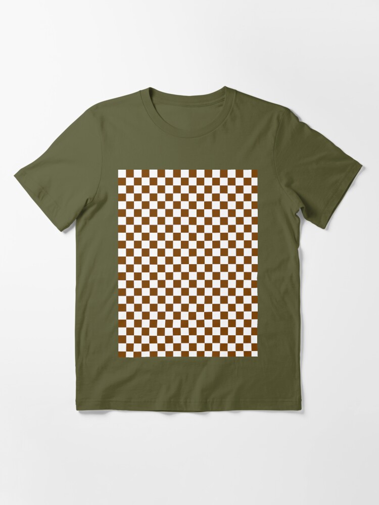 Checkers - Brown and Beige Chocolate Graphic T-Shirt | Redbubble