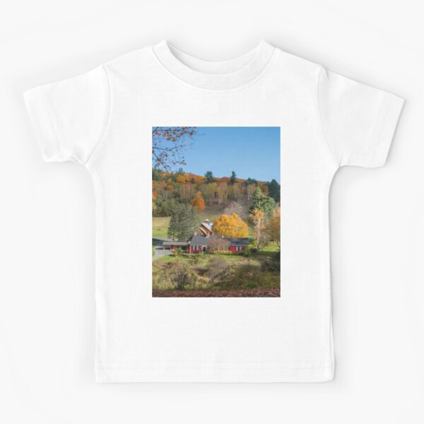 Sleepy Hollow Farm Vermont Panorama Kids T-Shirt
