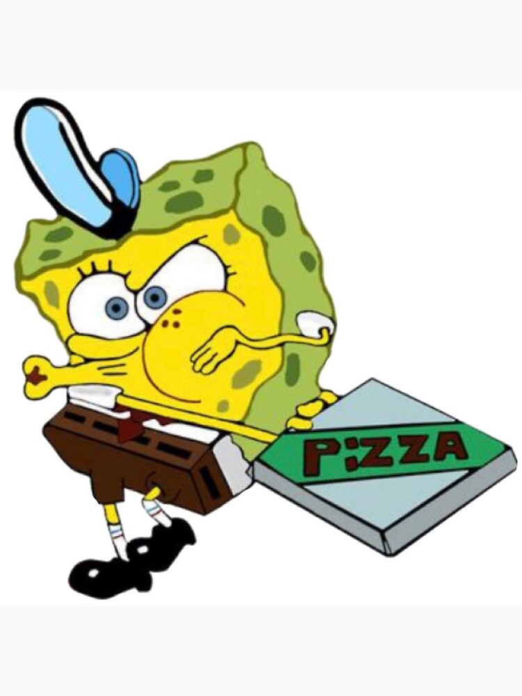 Spongebob Krusty Krab Pizza Postcard By Julianam14 Redbubble