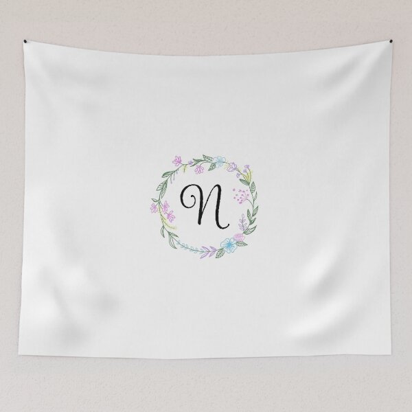 Item preview, Flower Crown Initial- N designed and sold by hoperobinett.