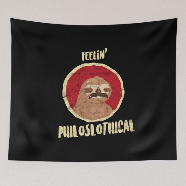 Item preview, Philoslothical Friedrich Nietzsche Übermensch Nihilismus Philosophy Nihilism Zarathustra  designed and sold by A-Fashion.