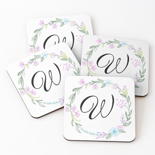 Item preview, Flower Crown Initial- W designed and sold by hoperobinett.