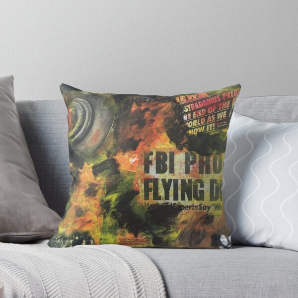 Item preview, Fire is everywhere when a UFO crashes on planet earth and people gets hypnotized designed and sold by ALIENSVSROBOTS.