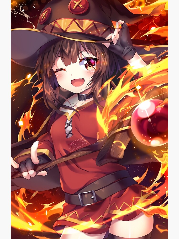 Konosuba Megumin Poster For Sale By Lawliet1568 Redbubble 3872