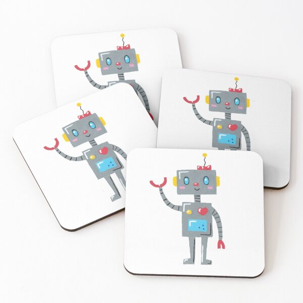 Item preview, A Friendly Robot Saying Hello designed and sold by SketchyBetty.