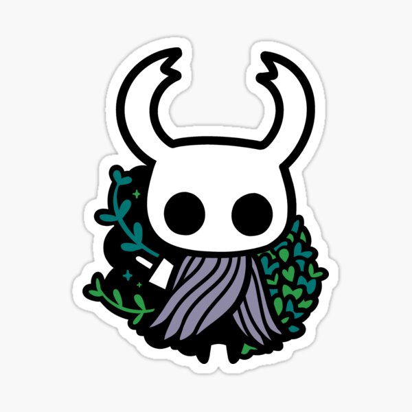 Hollow knight the knight Sticker for Sale by mushopea