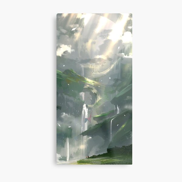 Made in Abyss - The Abyss Metal Print