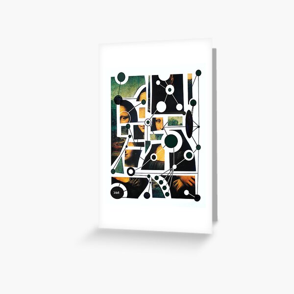mona deconstructed Greeting Card