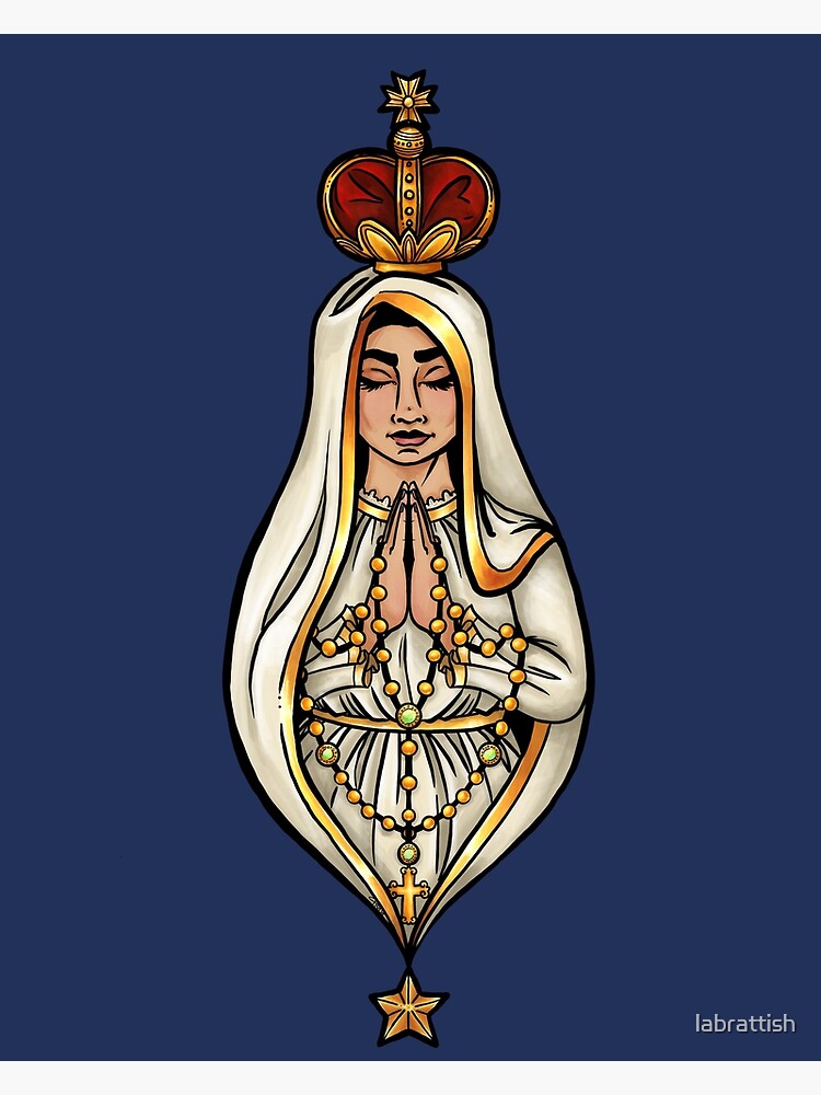 Our Lady Of Fatima Drawing