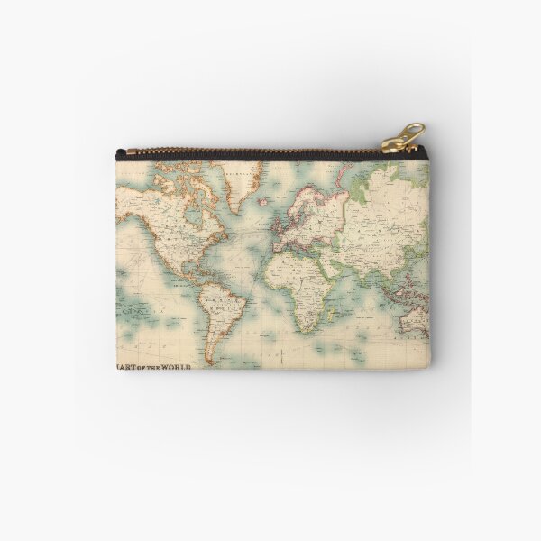 Item preview, Vintage Historical Detailed World Map, Bohemian Map designed and sold by easteuromaps.