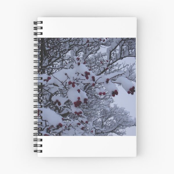 Item preview, Snow on a tree with berries designed and sold by Eleanor11.