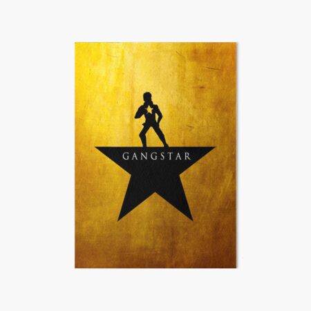 Affiche Hamilton X Golden Wind Or Impression rigide